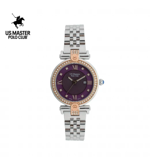 นาฬิกา US Master Polo Club USM-DD34-VLT LADY FIRST ROMAN DIAMOND VIOLET	
