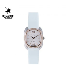 "นาฬิกา US Master Polo Club USM-DD29-WE-WE FIRST LADY ROMAN ROYALE WHITE / WHITE "	