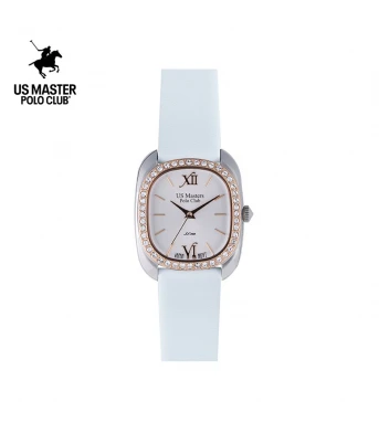 "นาฬิกา US Master Polo Club USM-DD29-WE-WE FIRST LADY ROMAN ROYALE WHITE / WHITE "	