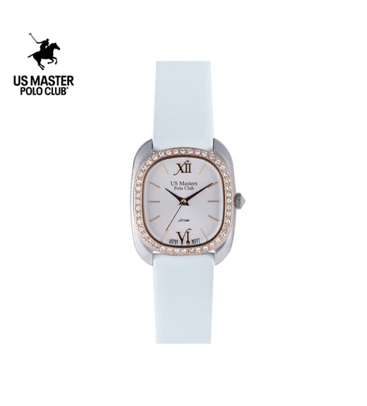 "นาฬิกา US Master Polo Club USM-DD29-WE-WE FIRST LADY ROMAN ROYALE WHITE / WHITE "	