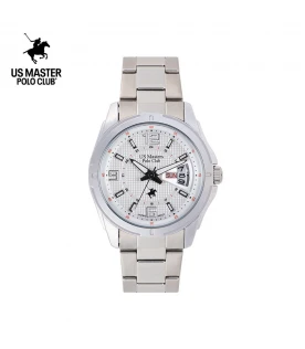 นาฬิกา US Master Polo Club USM-DE04-WE BOSTON MODERN DAY DATE 42MM WHITE	