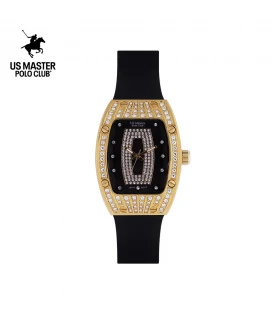 นาฬิกา US Master Polo Club USM-DD52-GD-BK RX-1 BILLIONAIRE GOLD / BLACK	