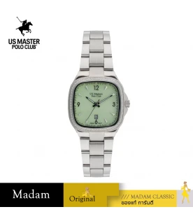 นาฬิกา US Master Polo Club USM-DD20-LGN LADY FIRST SQUARE DIAMOND LIGHT GREEN	