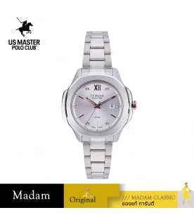 นาฬิกา US Master Polo Club USM-DD23-WE FIRST LADY NO.1 CLASSIC DATE WHITE	