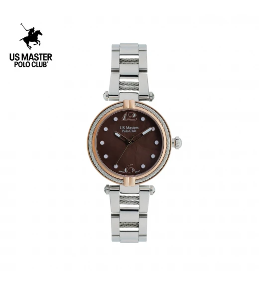 นาฬิกา US Master Polo Club USM-DD33-BR LADY FIRST STRING BROWN	