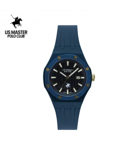 นาฬิกา US Master Polo Club USM-DD46-BU-BK DETROIT NO.10 43MM BLUE / BLACK	