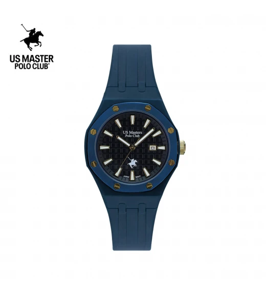 นาฬิกา US Master Polo Club USM-DD46-BU-BK DETROIT NO.10 43MM BLUE / BLACK	