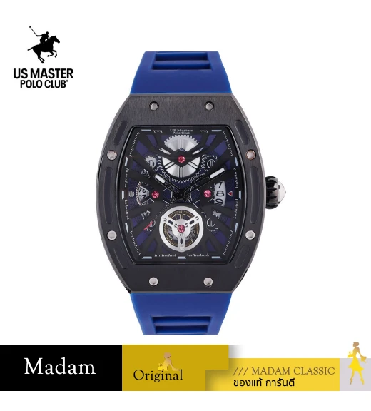 นาฬิกา US Master Polo Club USM-DD07-IPBU RX-1 HYPER-FUSION M.2 Blue / Plating Black	
