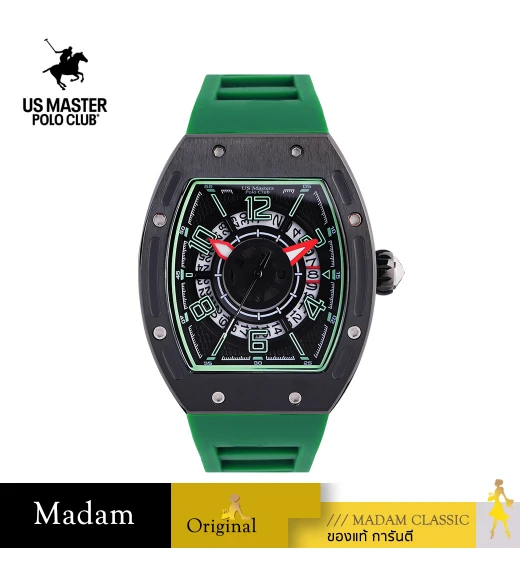 นาฬิกา US Master Polo Club USM-DD16-IPGN RX-1 M.1 Green / Planting Black	
