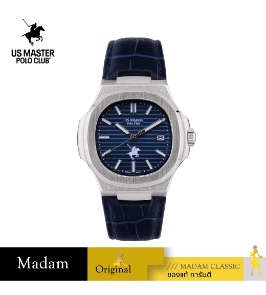 นาฬิกา US Master Polo Club USM-DD02-BU-BU EMPIRE CLASSIC LT DATE BLUE / BLUE	