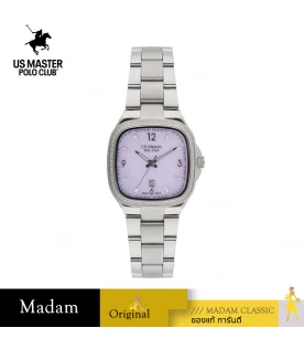 นาฬิกา US Master Polo Club USM-DD20-LIC LADY FIRST SQUARE DIAMOND LILAC	