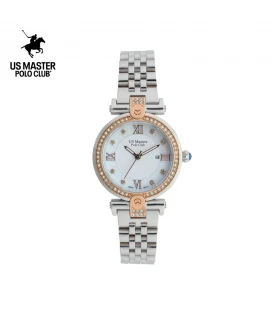 นาฬิกา US Master Polo Club USM-DD34-WE LADY FIRST ROMAN DIAMOND WHITE	