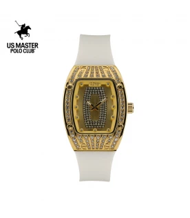 นาฬิกา US Master Polo Club USM-DD52-WE-GD RX-1 BILLIONAIRE  WHITE / GOLD	