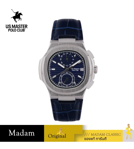 นาฬิกา US Master Polo Club USM-DD03-BU-BU EMPIRE SPORTY LT DATE BLUE / BLUE	