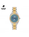 นาฬิกา US Master Polo Club USM-DE05-SGD-RCY BOSTON CLASSIC 35MM SILVER GOLD / RETRO CYAN	