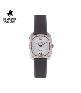 นาฬิกา US Master Polo Club USM-DD29-BR-WE FIRST LADY ROMAN ROYALE BROWN / WHITE	