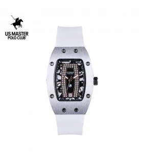 นาฬิกา US Master Polo Club USM-DE09-WE-BK RX-1 MILLIONAIRE WHITE	