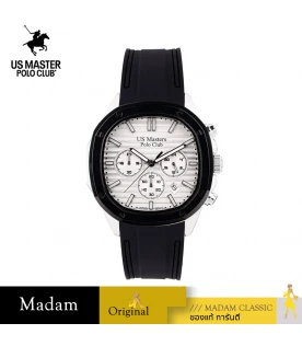 นาฬิกา US Master Polo Club USM-DC08-BK-BWE TIMES SQUARE CHRONOGRAPH BLACK / BLACK WHITE	