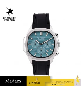 นาฬิกา US Master Polo Club USM-DC08-BK-SBU TIMES SQUARE CHRONOGRAPH BLACK / SEA BLUE	