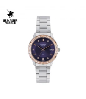 นาฬิกา US Master Polo Club USM-DD25-PVT NEW YORK LADY DIAMOND VIOLET	