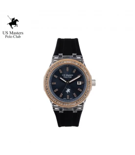 นาฬิกา US Master Polo Club USM-DG04-RG-CGY DETROIT LADDY MERGE DATE ROSEGOLD / CADET GREY	