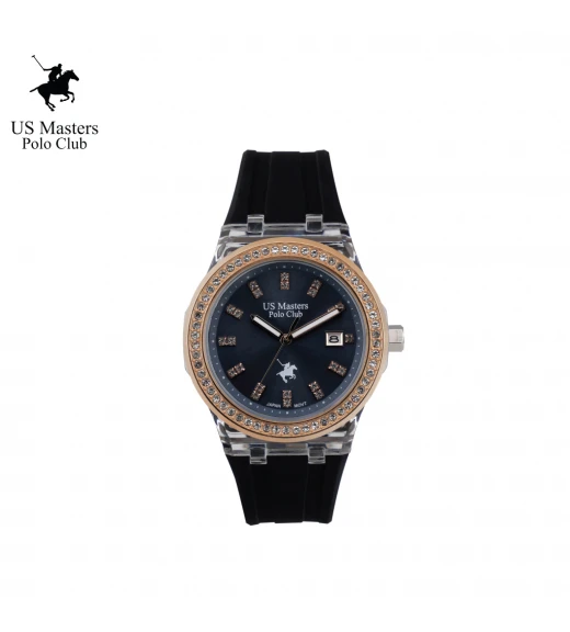 นาฬิกา US Master Polo Club USM-DG04-RG-CGY DETROIT LADDY MERGE DATE ROSEGOLD / CADET GREY	