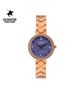นาฬิกา US Master Polo Club USM-DF11-RG-VLT FIRST LADY WIND ROSEGOLD / VIOLET	