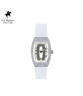 นาฬิกา US Master Polo Club USM-DF07-WE-WE RX-1 BILLIONAIRE M.1 DATE WHITE / WHITE	