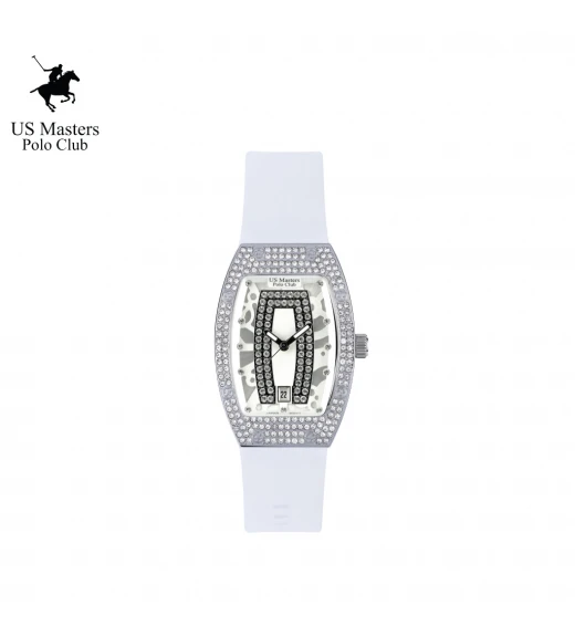 นาฬิกา US Master Polo Club USM-DF07-WE-WE RX-1 BILLIONAIRE M.1 DATE WHITE / WHITE	
