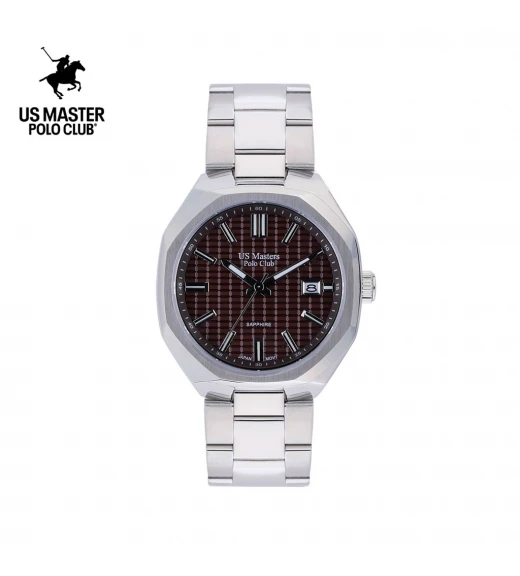 นาฬิกา US Master Polo Club USM-DF20-BR BOSTON CLASSIC LAYER DATE BROWN	