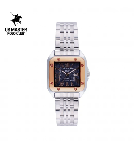นาฬิกา US Master Polo Club USM-DE16R-BU FIRST LADY NO.4 33MM ROSEGOLD / BLUE	
