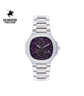 "นาฬิกา US Master Polo Club USM-DF17-VLT EMPIRE LADY CRYSTAL WALL VIOLET "	