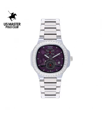 "นาฬิกา US Master Polo Club USM-DF17-VLT EMPIRE LADY CRYSTAL WALL VIOLET "	