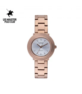 นาฬิกา US Master Polo Club USM-DE18-RG-WE FIRST LADY AURA ROSEGOLD / WHITE	