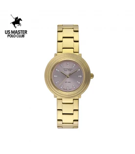 นาฬิกา US Master Polo Club USM-DE18-GD-LGY FIRST LADY AURA GOLD / LIGHT GREY	