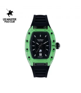 นาฬิกา US Master Polo Club USM-DF03-BK-GN RX-1 MILLIONAIRE SUPER STAR BLACK / GREEN	