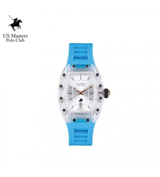 "นาฬิกา US Master Polo Club USM-DF03-LB-WE RX-1 MILLIONAIRE SUPER STAR  LIGHT BLUE / WHITE "	