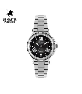 นาฬิกา US Master Polo Club USM-DH03-BK FIRST LADY STRING ROMAN DATE BLACK	