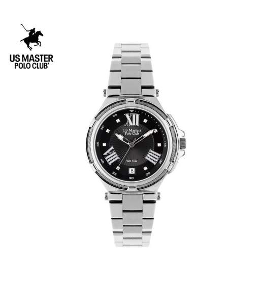 นาฬิกา US Master Polo Club USM-DH03-BK FIRST LADY STRING ROMAN DATE BLACK	