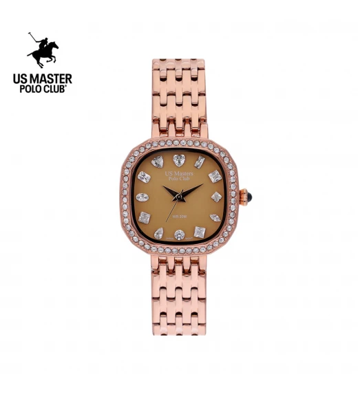 นาฬิกา US Master Polo Club USM-DE21-RG-CP FIRST LADY VARIANCE DIAMOND ROSEGOLD / COPPER	