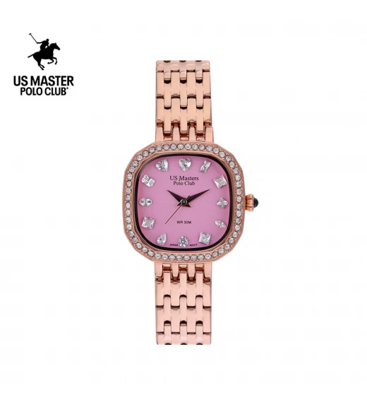 นาฬิกา US Master Polo Club USM-DE21-RG-NIP FIRST LADY VARIANCE DIAMOND  ROSEGOLD / NIPPON	
