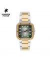 นาฬิกา US Master Polo Club USM-DF06-SGD-LGN TIMES SQUARE CLASSIC SILVER GOLD / LIGHT GREEN	