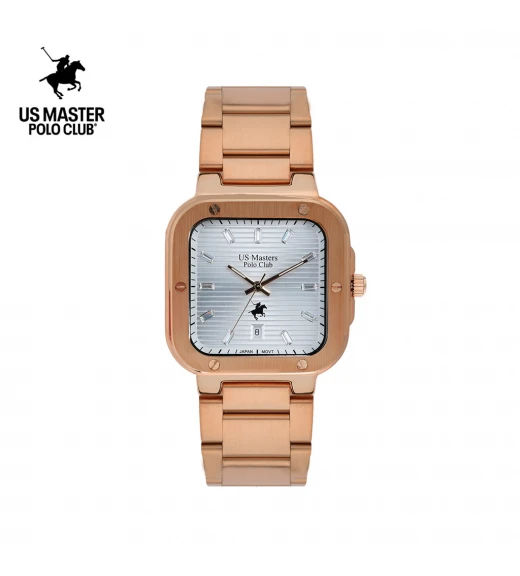 นาฬิกา US Master Polo Club USM-DF06-RG-WE TIMES SQUARE CLASSIC ROSEGOLD / WHITE	