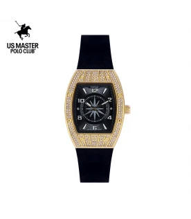 นาฬิกา US Master Polo Club USM-DF18-BK-GBK RX-1 BILLIONAIRE COMPASS BLACK / GOLD BLACK	