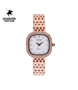นาฬิกา US Master Polo Club USM-DE21-RG-WE FIRST LADY VARIANCE DIAMOND ROSEGOLD / WHITE	