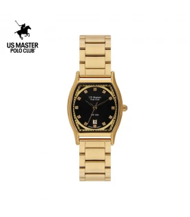 นาฬิกา US Master Polo Club USM-DE24-GD-BK FIRST LADY REGAL 28 MM GOLD / BLACK	