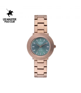 นาฬิกา US Master Polo Club USM-DE18-RG-CGN FIRST LADY AURA ROSEGOLD / CYPRUS GREEN	