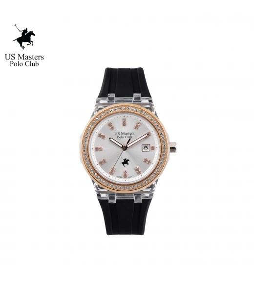 นาฬิกา US Master Polo Club USM-DG04-RG-WE DETROIT LADDY MERGE DATE ROSEGOLD / WHITE	