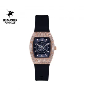 นาฬิกา US Master Polo Club USM-DF18-BK-RBK RX-1 BILLIONAIRE COMPASS BLACK / ROSEGOLD BLACK	