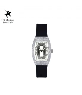 "นาฬิกา US Master Polo Club USM-DF07-WWE RX-1 BILLIONAIRE M.1 DATE BLACK / WHITE "	